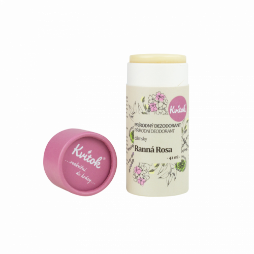 TUHÝ DEODORANT - RANNÍ ROSA (42 ml) Kvítok